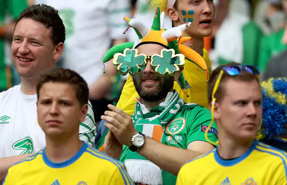 video fans irlandeses eurocopa