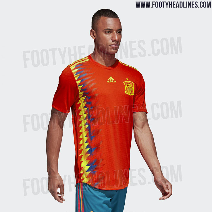 Camiseta de España para el Mundial de Rusia 2018