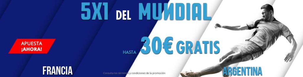 5x1 de Suertia para el Francia - Argentina