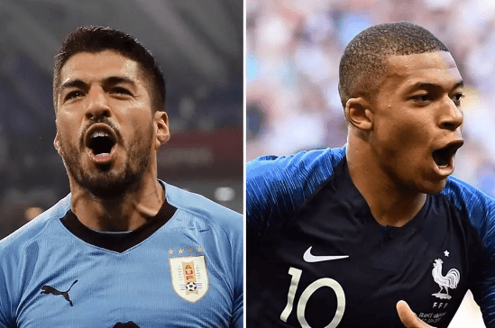 uruguay francia cuartos